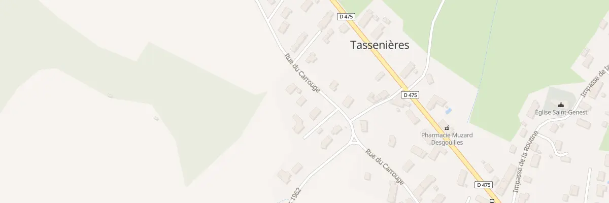 Plan du 15B Rue du Carrouge à Tassenières