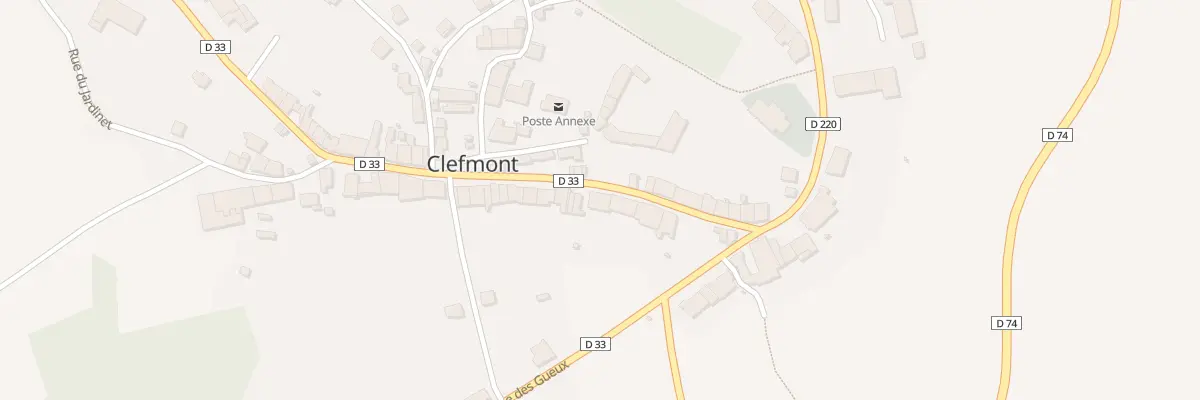 Plan du 13 Rue Gouriere à Clefmont