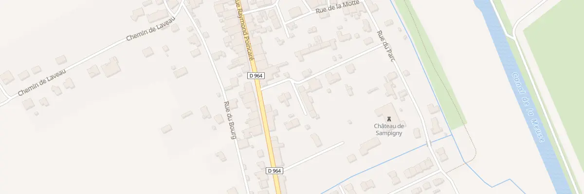 Plan du 16 Rue Jeanne d’Arc à Sampigny