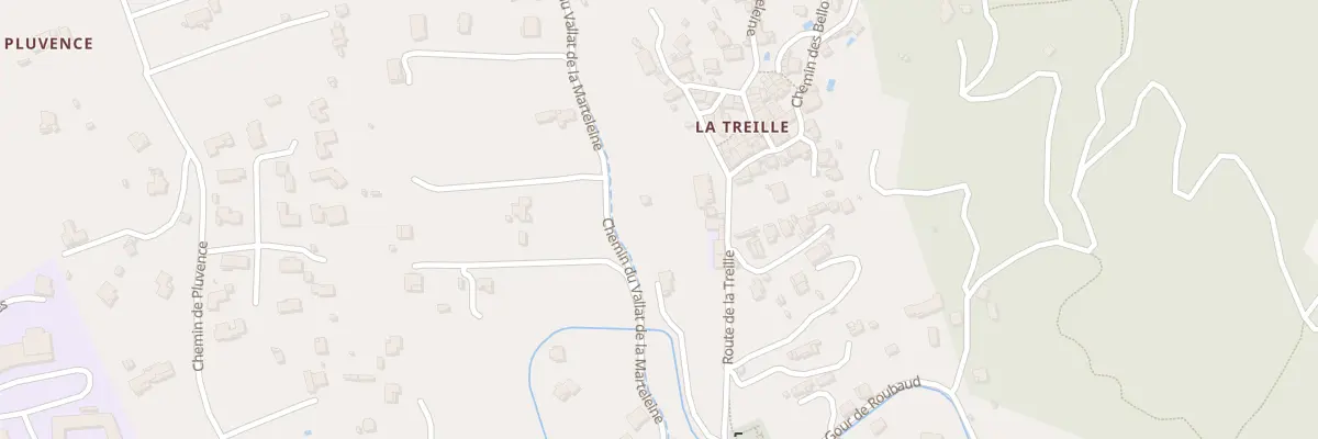 Plan du 173 Rte de la Treille à Marseille 11e Arrondissement