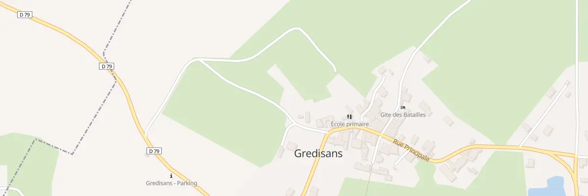 Plan du 1 Rue de la Croix Denis à Gredisans