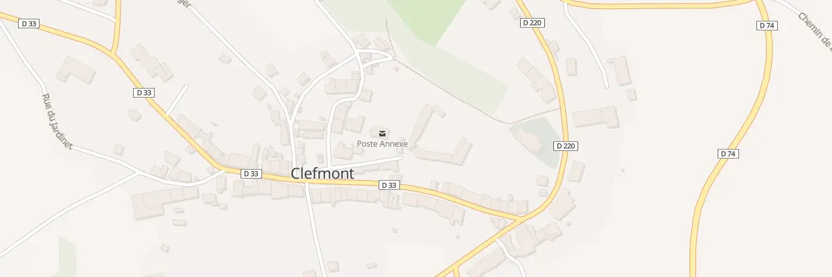 Plan du 13 Rue du Chateau à Clefmont