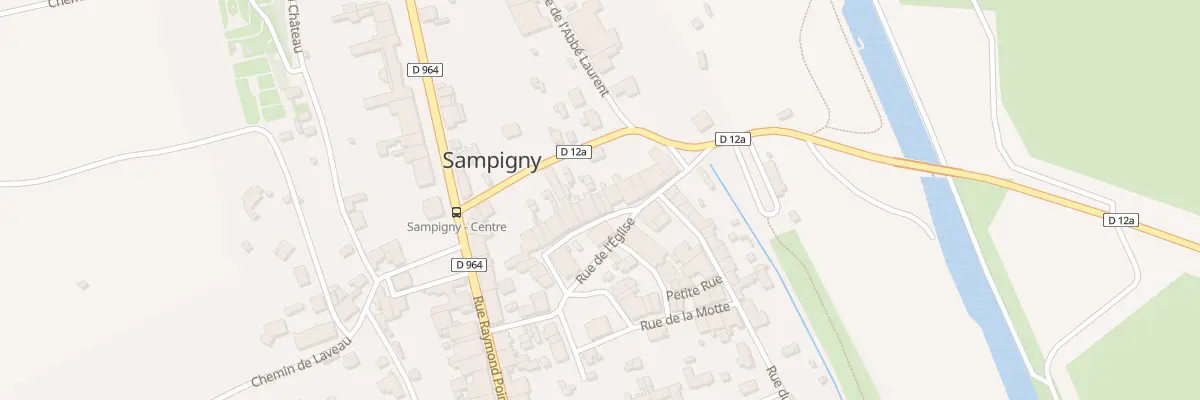 Plan du 3 Rue de la Paix à Sampigny