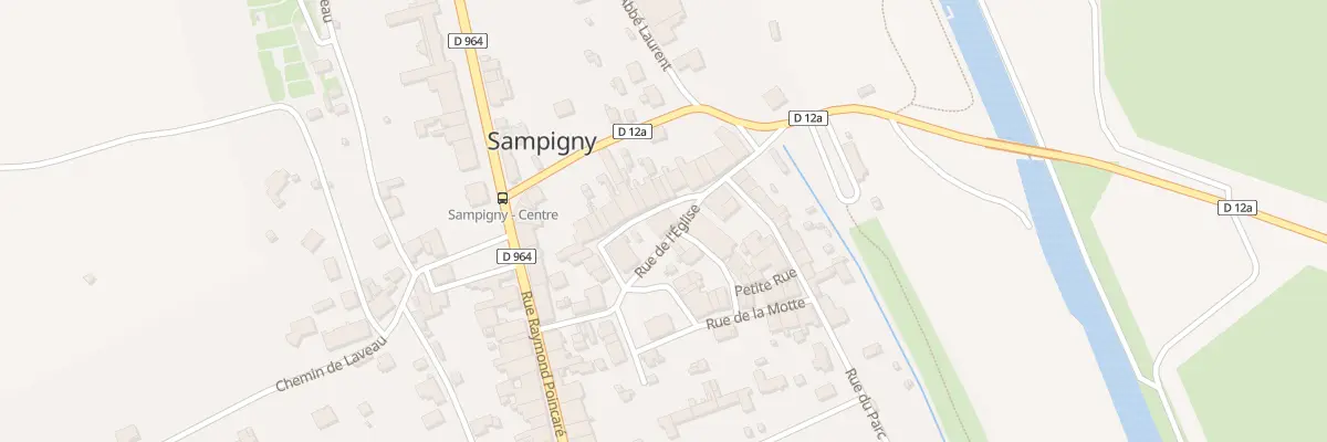 Plan du 11 Rue de l’Eglise à Sampigny