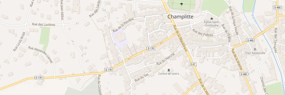 Plan du 44 Rue du Chirurgien Boy à Champlitte