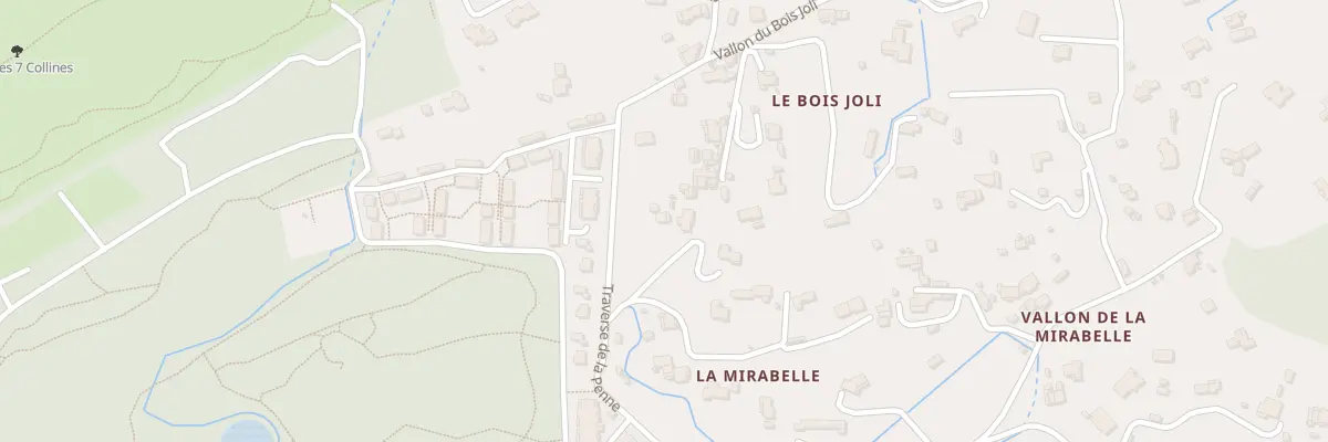 Plan du 167 Tra de la Penne à Marseille 11e Arrondissement
