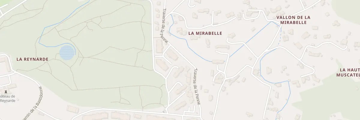 Plan du 170 Tra de la Penne à Marseille 11e Arrondissement