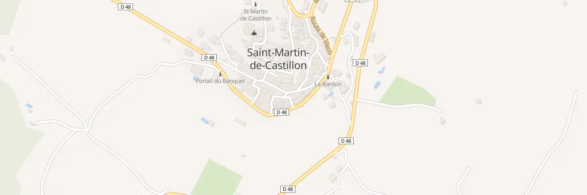 Plan du 5293 Le Village à Saint-Martin-de-Castillon