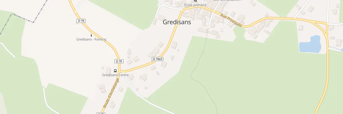 Plan du 10 Rue Principale à Gredisans