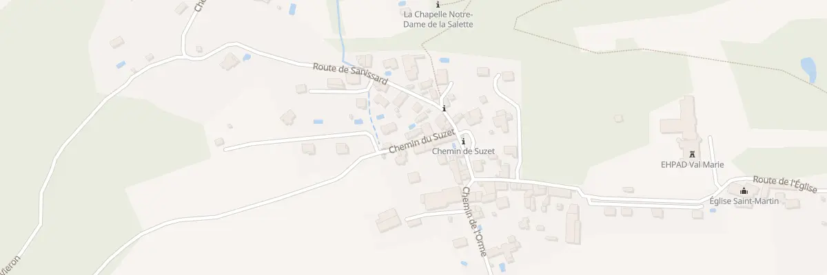 Plan du 5270 Sanissard à Vourey