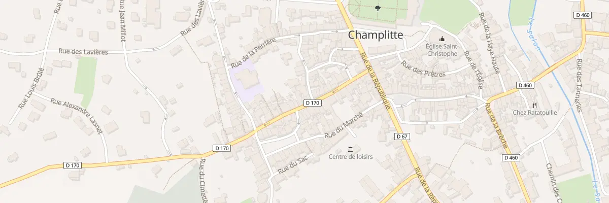 Plan du 40 Rue du Chirurgien Boy à Champlitte