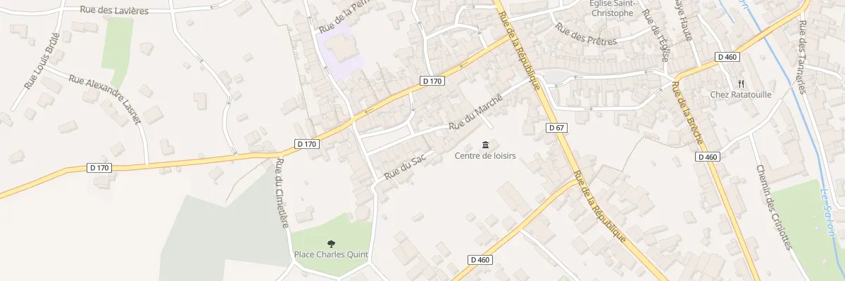 Plan du 23 Rue du Marche à Champlitte