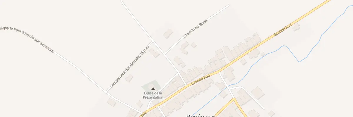 Plan du 2 Che de Meligny le Grand à Bovée-sur-Barboure