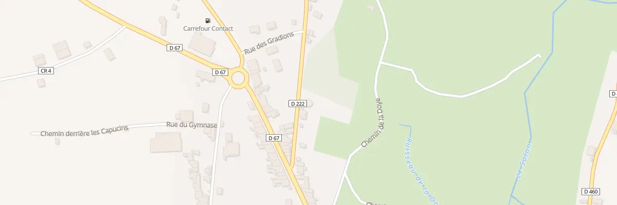 Plan du 10 Rte de Montarlot à Champlitte