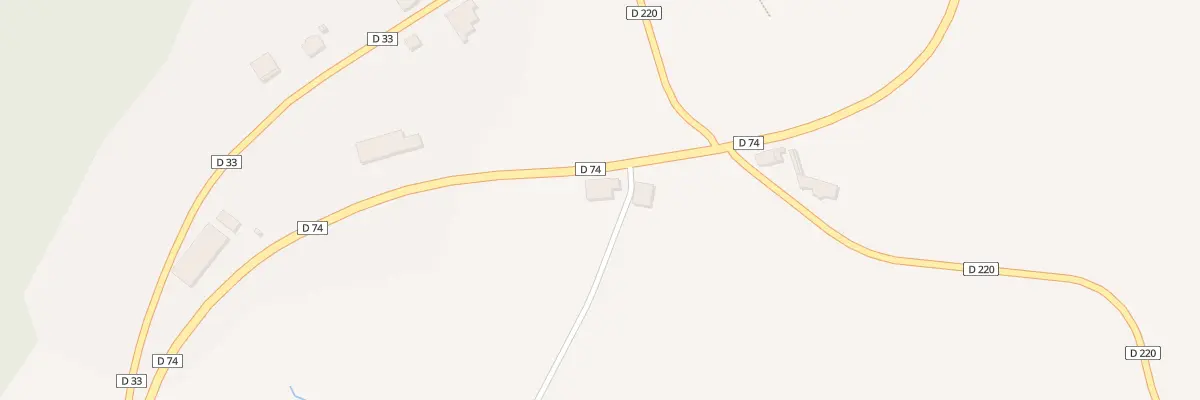 Plan du 2 D’74 à Clefmont