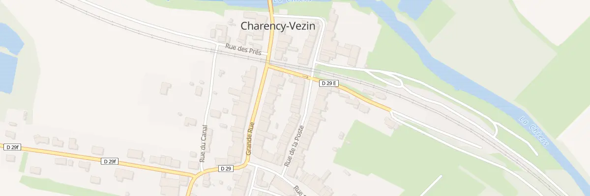 Plan du 21B Rue de la Poste à Charency-Vezin