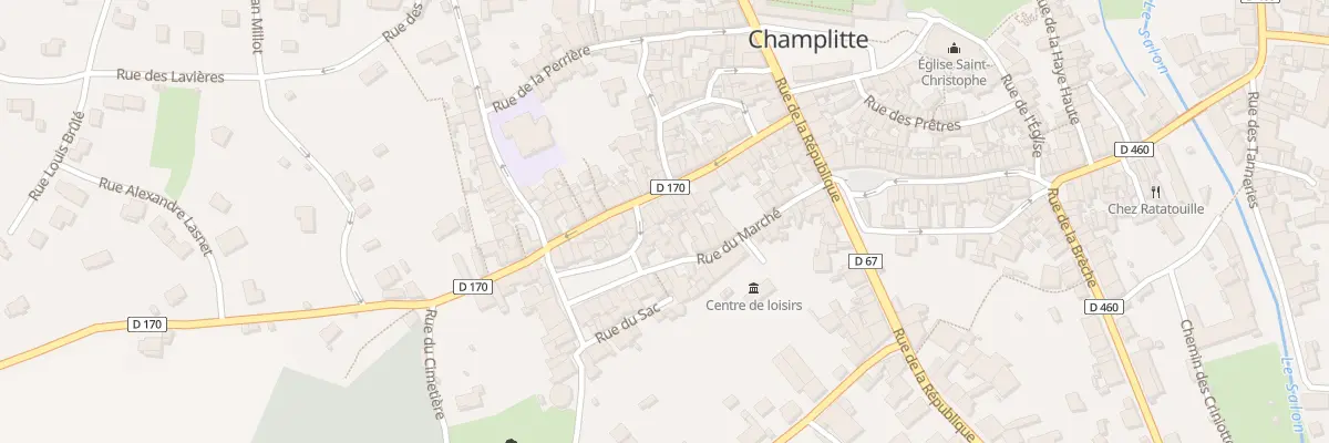 Plan du 27 Rue du Chirurgien Boy à Champlitte