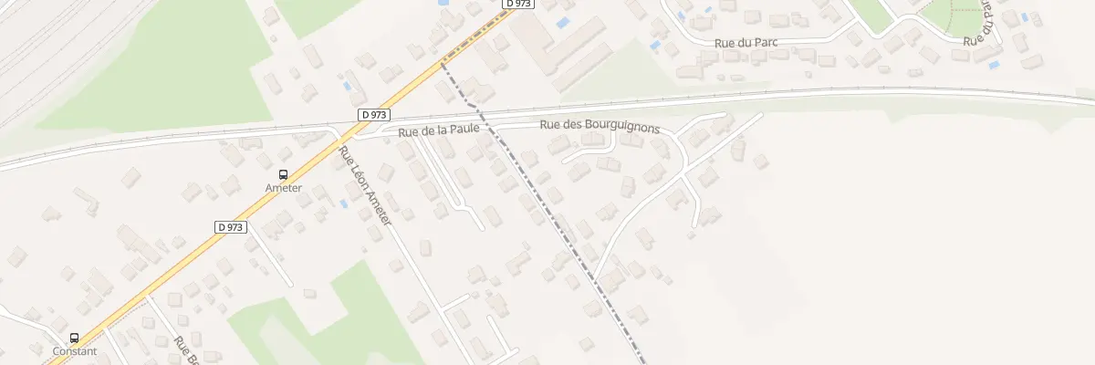 Plan du 5 Rue de la Paule à Brevans
