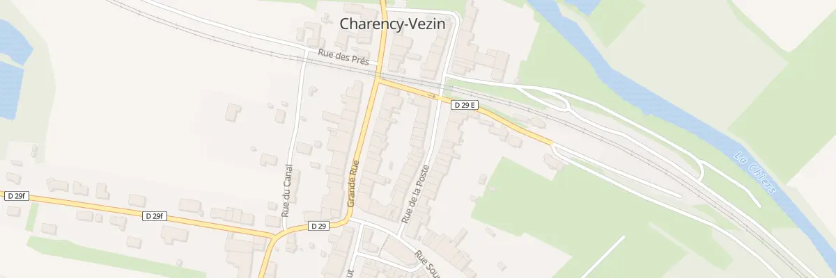 Plan du 19 Rue de la Poste à Charency-Vezin