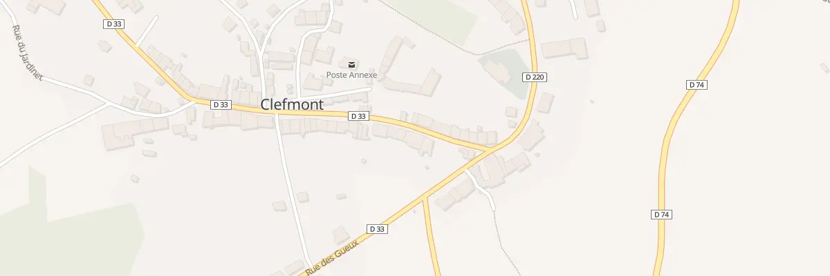 Plan du 9 Rue Gouriere à Clefmont