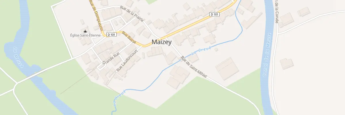 Plan du 2 Rue de St Mihiel à Maizey