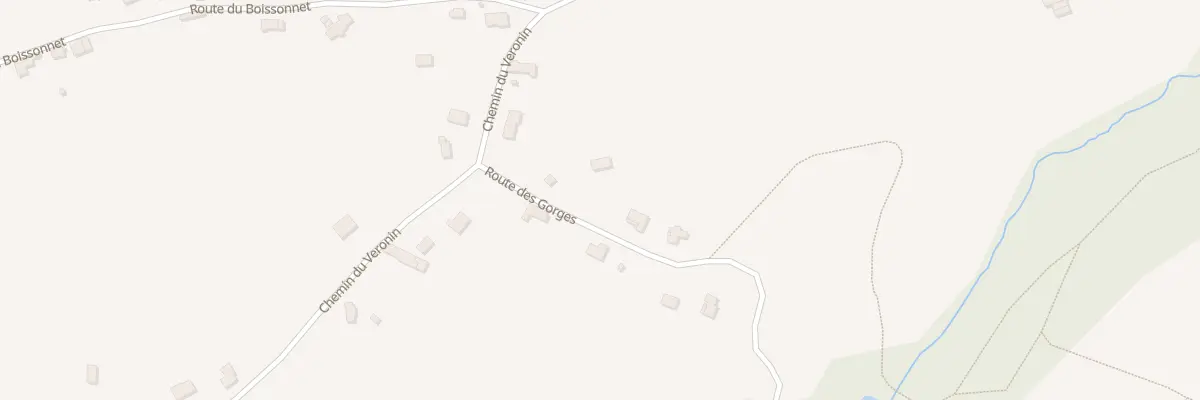 Plan du 1526 Rte des Gorges à Faverges-de-la-Tour