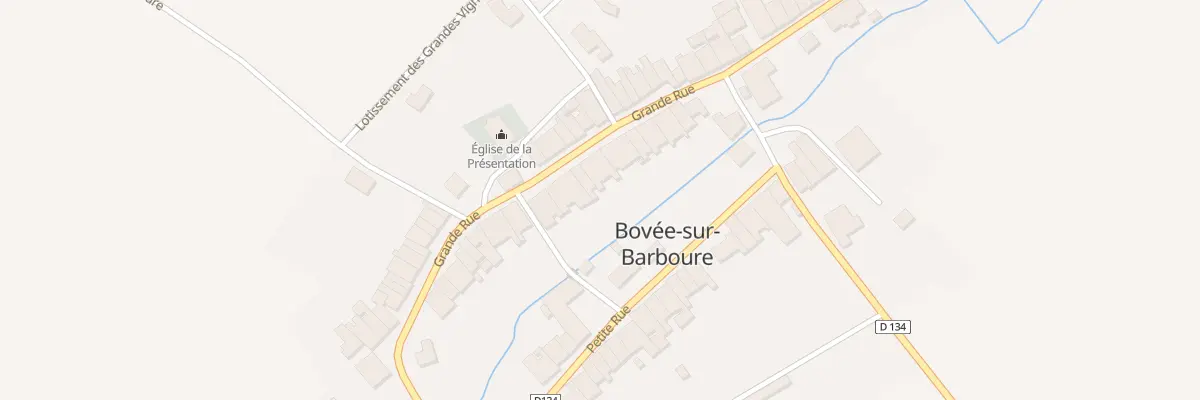 Plan du 25 Gr Grande Rue à Bovée-sur-Barboure