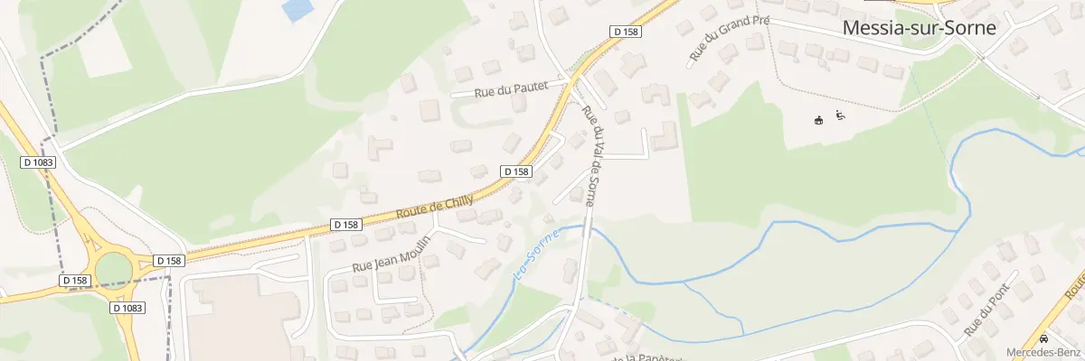 Plan du 1207 Rte de Chilly à Messia-sur-Sorne