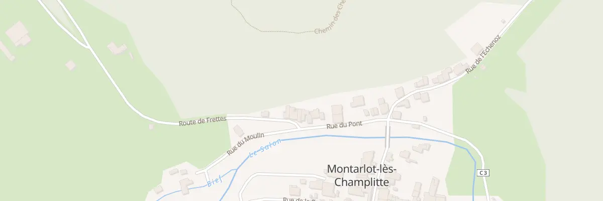 Plan du 18 Rue du Pont à Montarlot à Champlitte