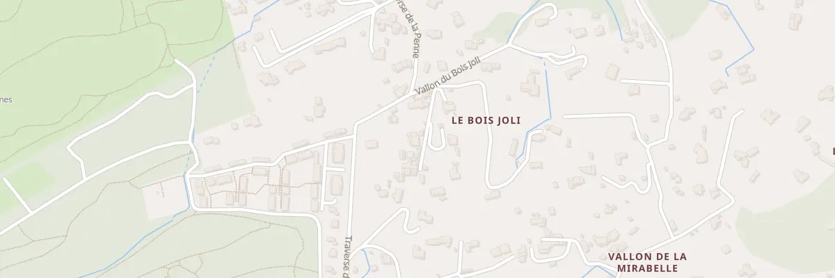 Plan du 157 Tra de la Penne à Marseille 11e Arrondissement