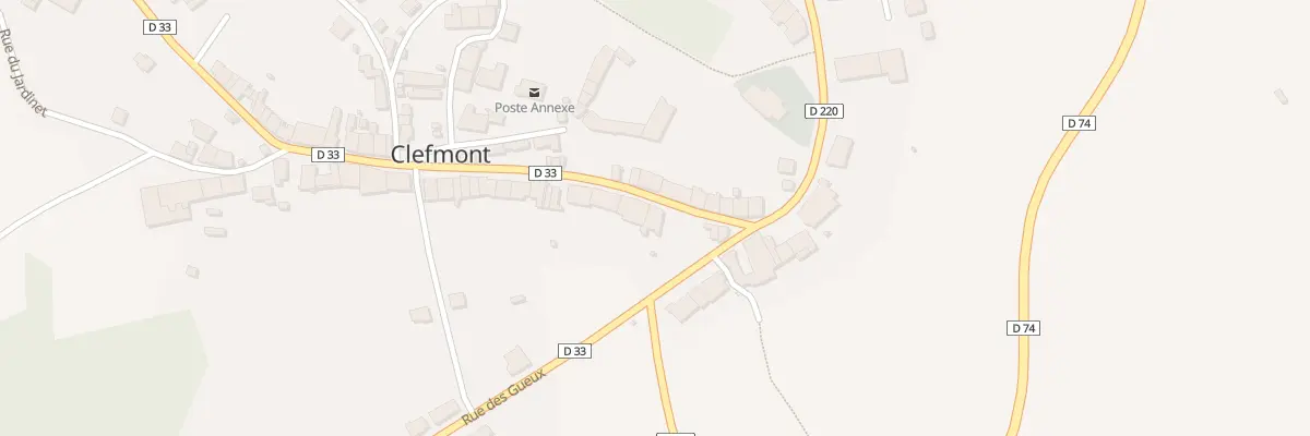 Plan du 7 Rue Gouriere à Clefmont