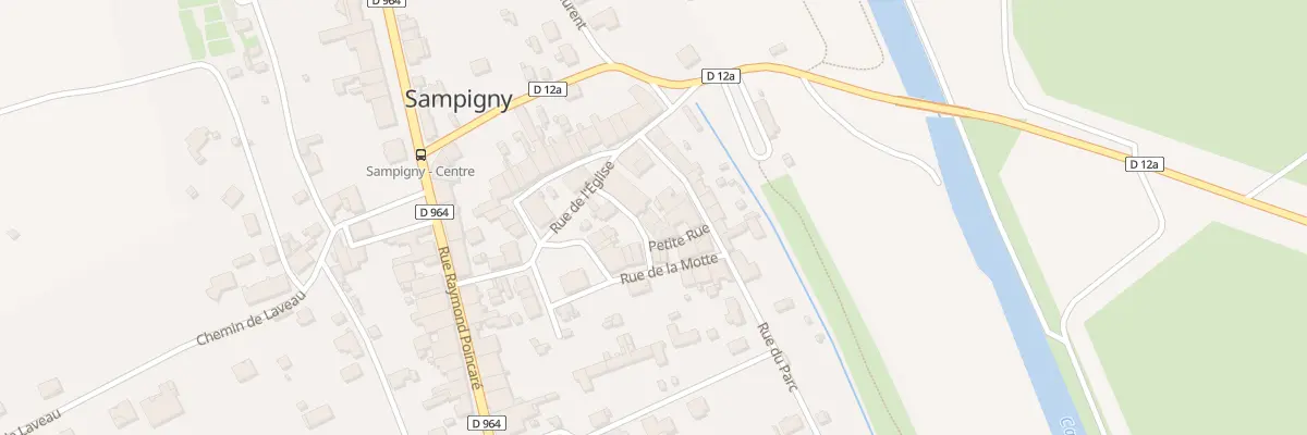 Plan du 3 Rue Derriere l’Eglise à Sampigny