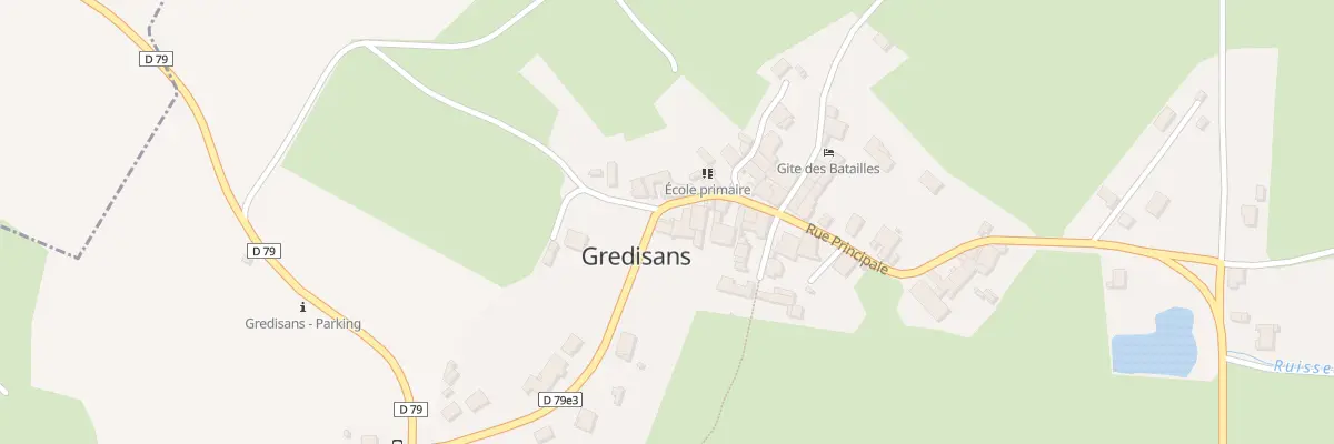 Plan du 14 Rue Principale à Gredisans