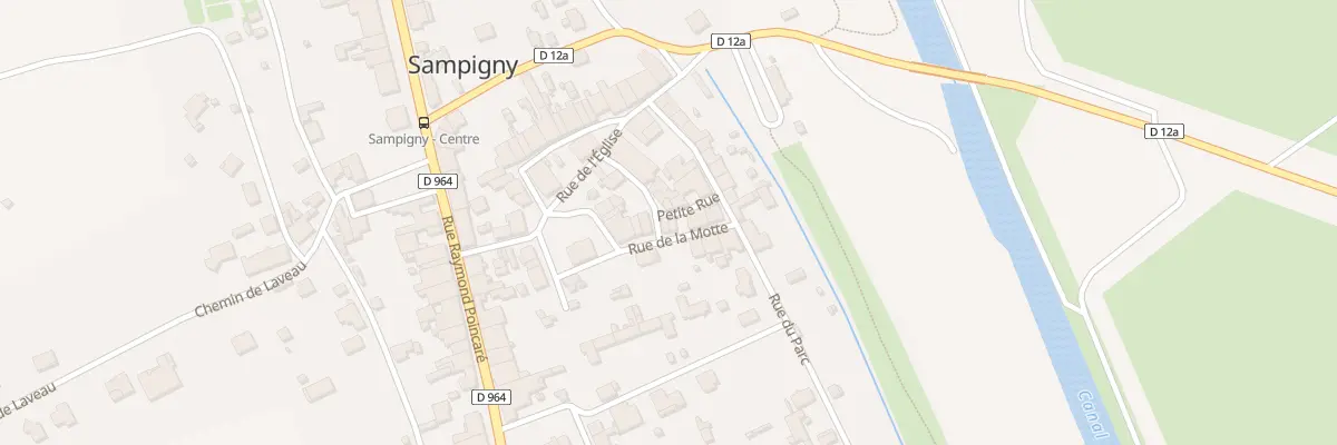 Plan du 7 Rue de la Motte à Sampigny