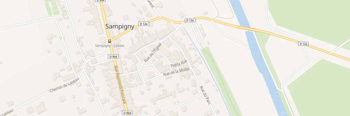 Plan du 1 Rue Derriere l’Eglise à Sampigny