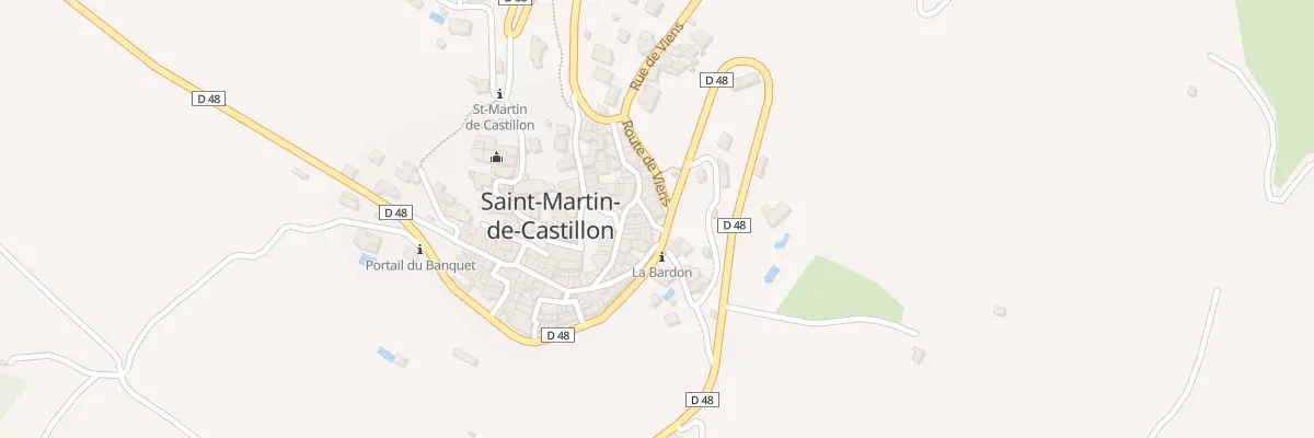 Plan du 5270 Le Village à Saint-Martin-de-Castillon