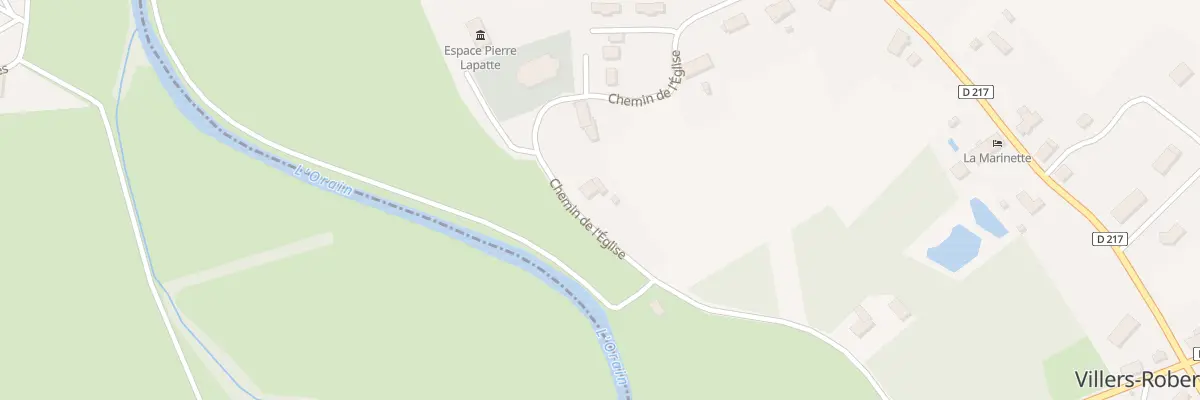 Plan du 6 Che de l’Église à Villers-Robert