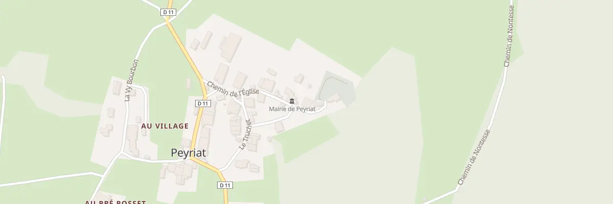Plan du 179 Che Chemin de l’Eglise à Peyriat