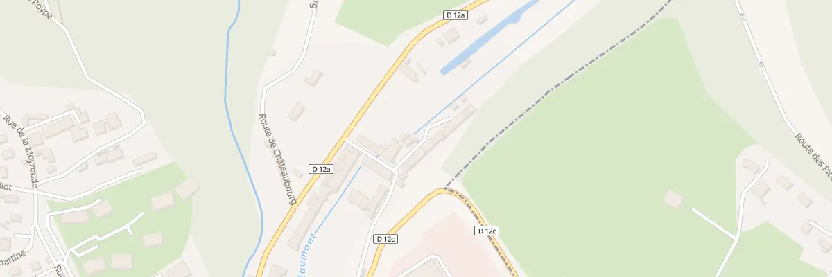 Plan du 357 Rte des Bruyeres à Rives