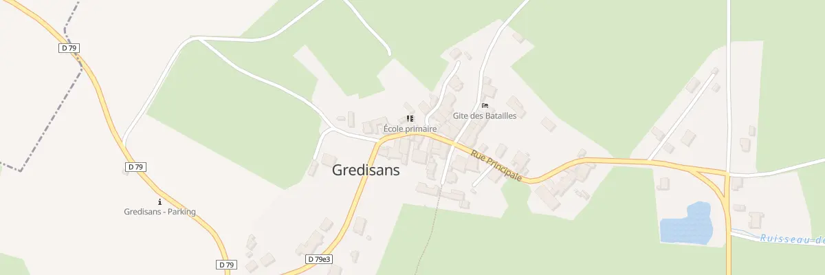Plan du 20 Rue Principale à Gredisans