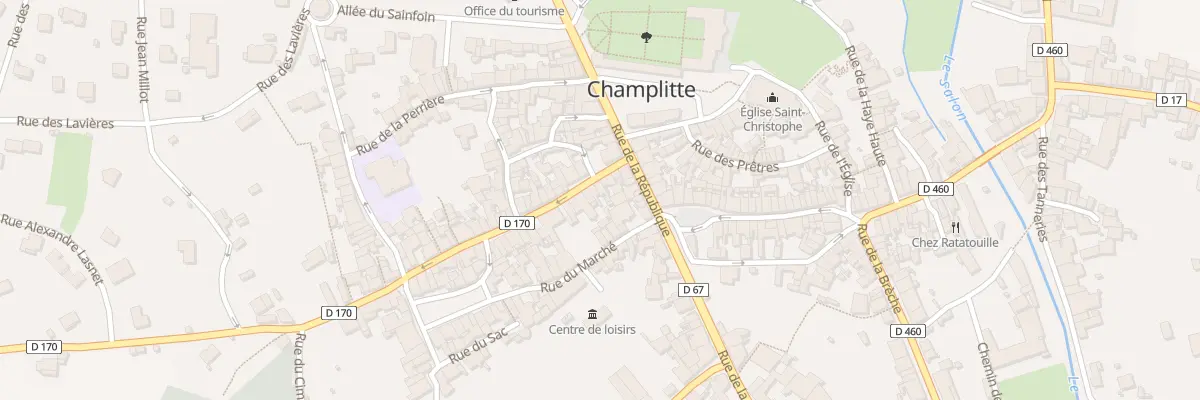 Plan du 9 Rue du Chirurgien Boy à Champlitte