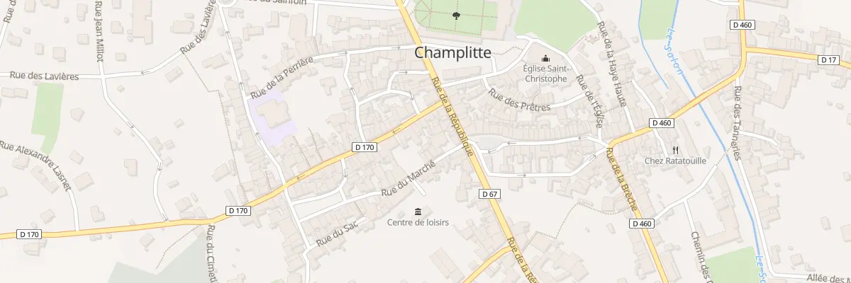 Plan du 11 Rue du Chirurgien Boy à Champlitte