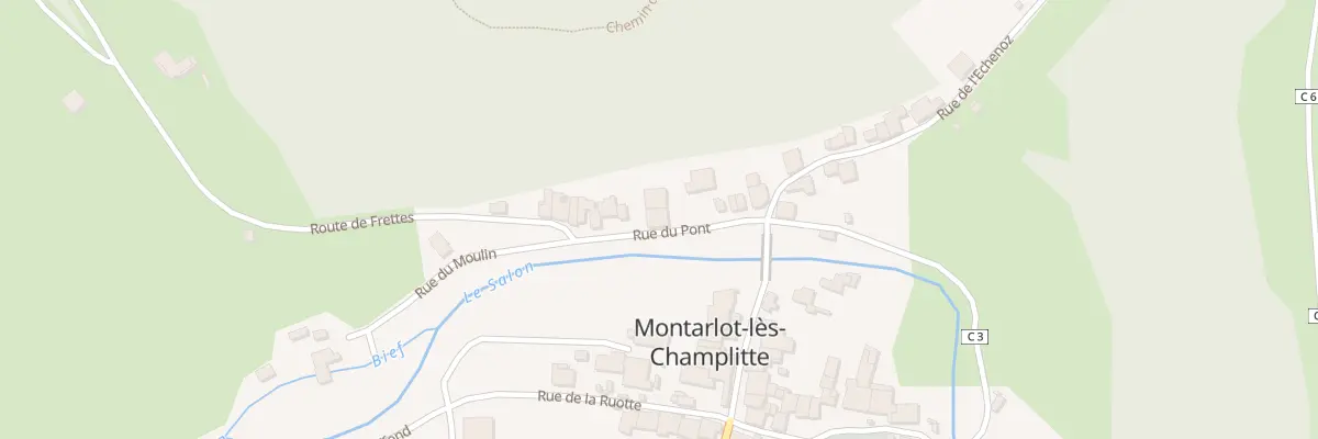 Plan du 8 Rue du Pont à Montarlot à Champlitte