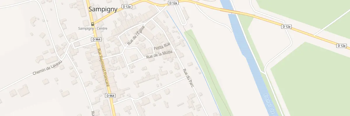 Plan du 2 Rue de la Motte à Sampigny