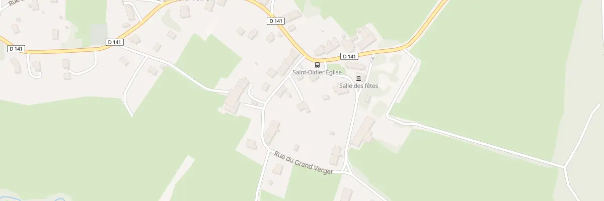 Plan du 39 Rue du Grand Verger à Saint-Didier