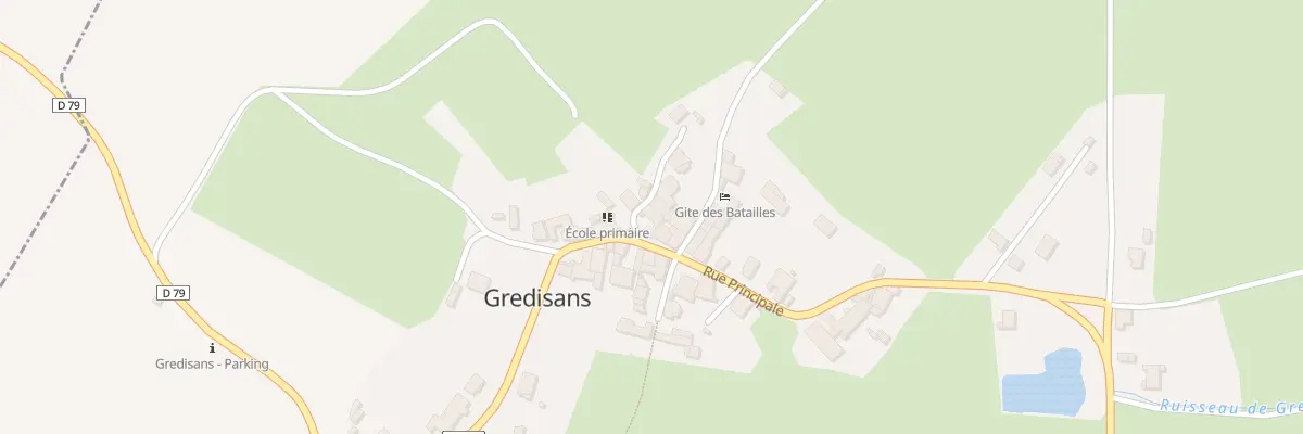 Plan du 11 Rue Principale à Gredisans
