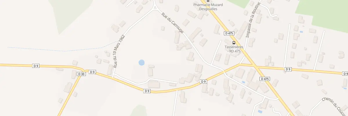 Plan du 1 Rue du Carrouge à Tassenières