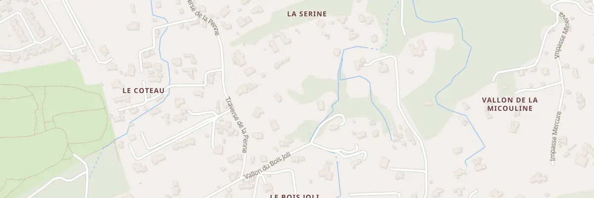 Plan du 111 Tra de la Penne à Marseille 11e Arrondissement