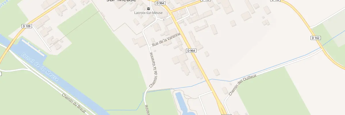 Plan du 11 Rue du Gen de Gaulle à Lacroix-sur-Meuse