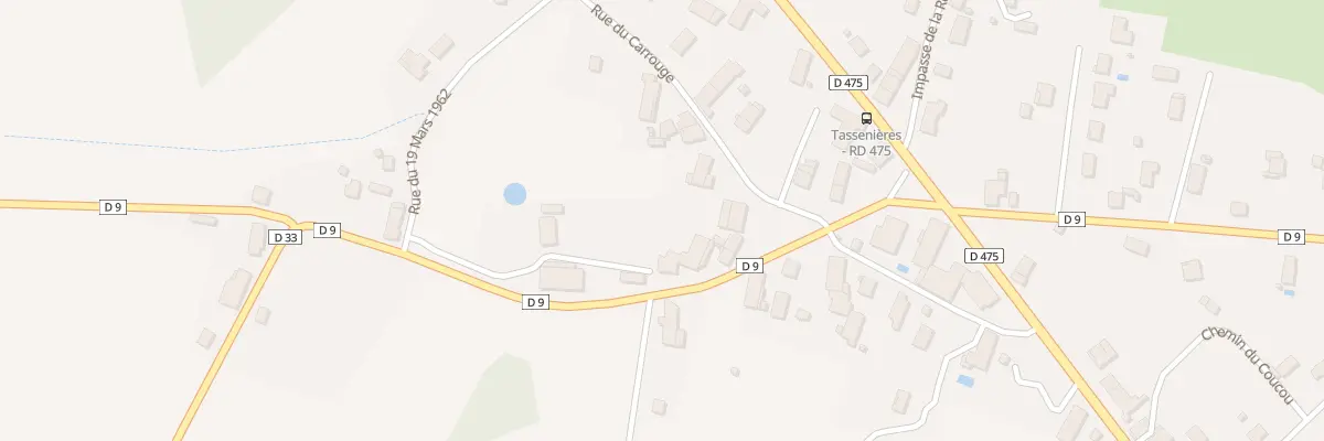 Plan du 2 Rte de Pleure à Tassenières